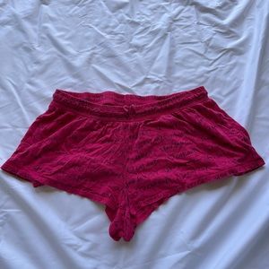 Pink pj shorts